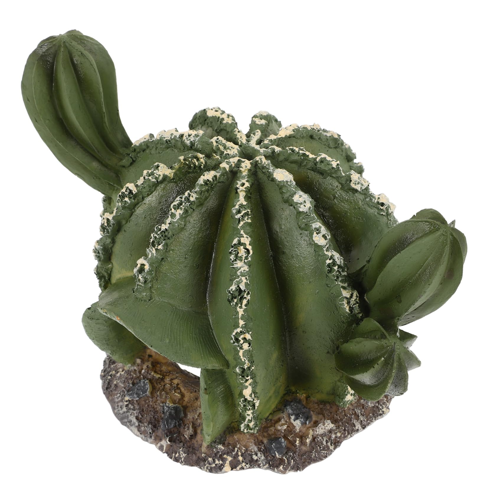 Happyyami 3piezas Cueva Decorativa para Reptiles Forma De Cactus Refugio Práctico para Terrarios Escondite Natural para Lagartijas y Serpientes Accesorio De Paisajismo para Tanques De