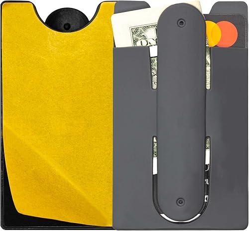 Miniatura 3 de Tarjetero de teléfono con soporte, Rosa claro