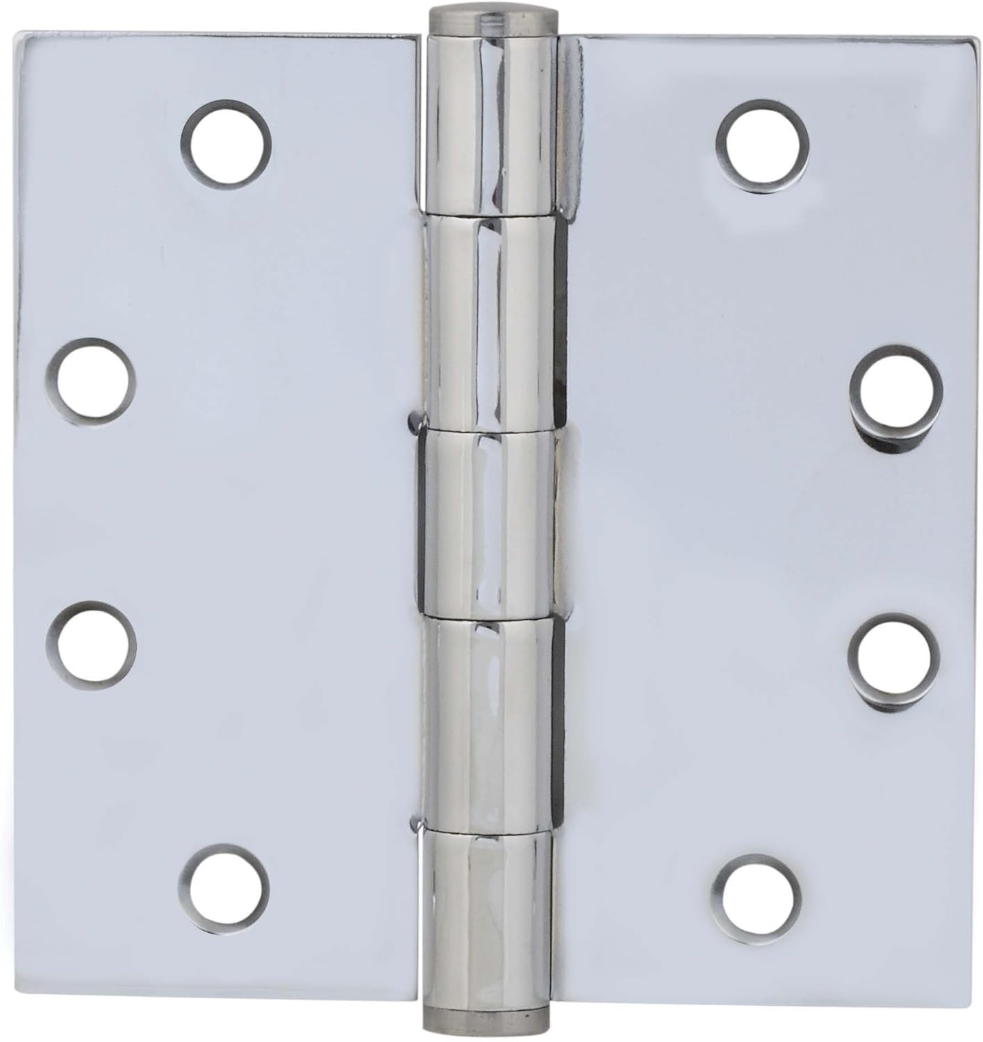 Emtek 92015 4.5" x 4.5" Square Corner Plain Bearing Mortise Hinge - Pair, Medium Bronze