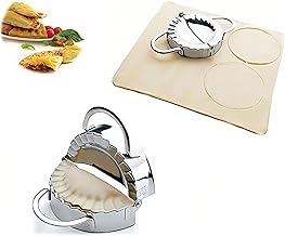 New Stainless Steel Ravioli Mould Dumpling Maker Mold Wrapper Pierogie Pie Crimper Pastry Dough Press Cutter Kitchen Gadgets (S 3inch)