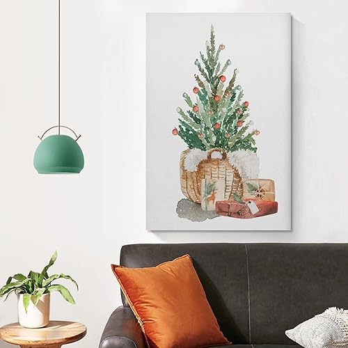 Miniatura 4 de WEIHNACHTSDRUCK, Weihnachtsbaum Wandkunst, Festlicher Druck, Winter Dekor, Xmas Dekor Posters Canvas Prints Painting Wall Decor Art Picture Artwork