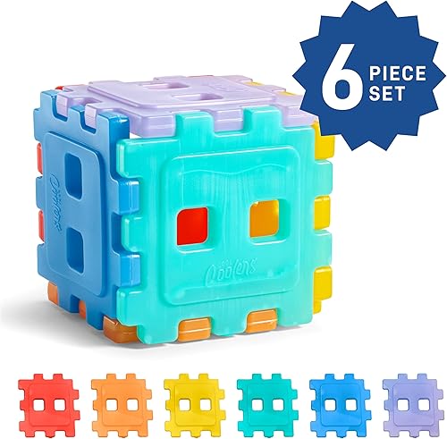 Miniatura 30 de Fit & Fresh Cool Coolers, paquetes de hielo delgados para la bolsa del almuerzo, Multicolor