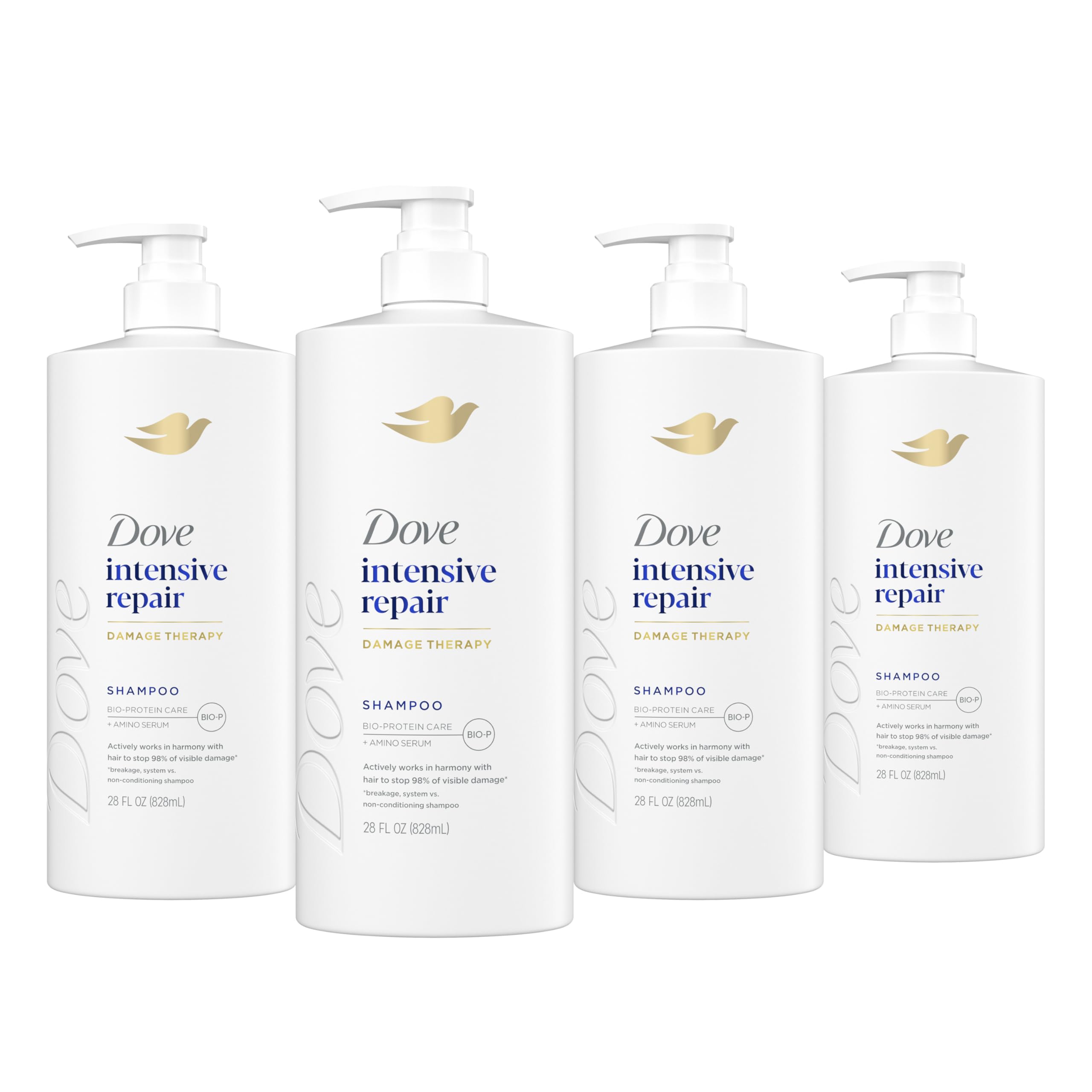 Dove Intensive Repair Shampoo for Damaged Hair with Bio-Protein Care