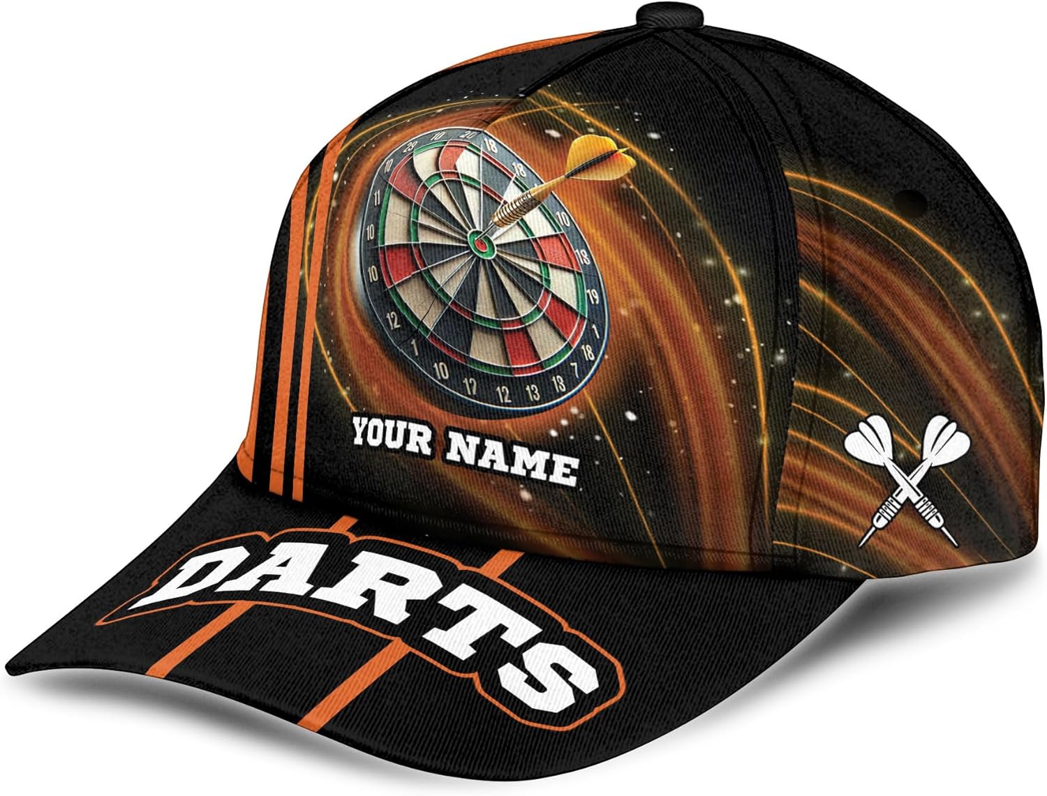 Personalized Fitted Camo Hats for Men Hunting, Camouflage Gift Caps