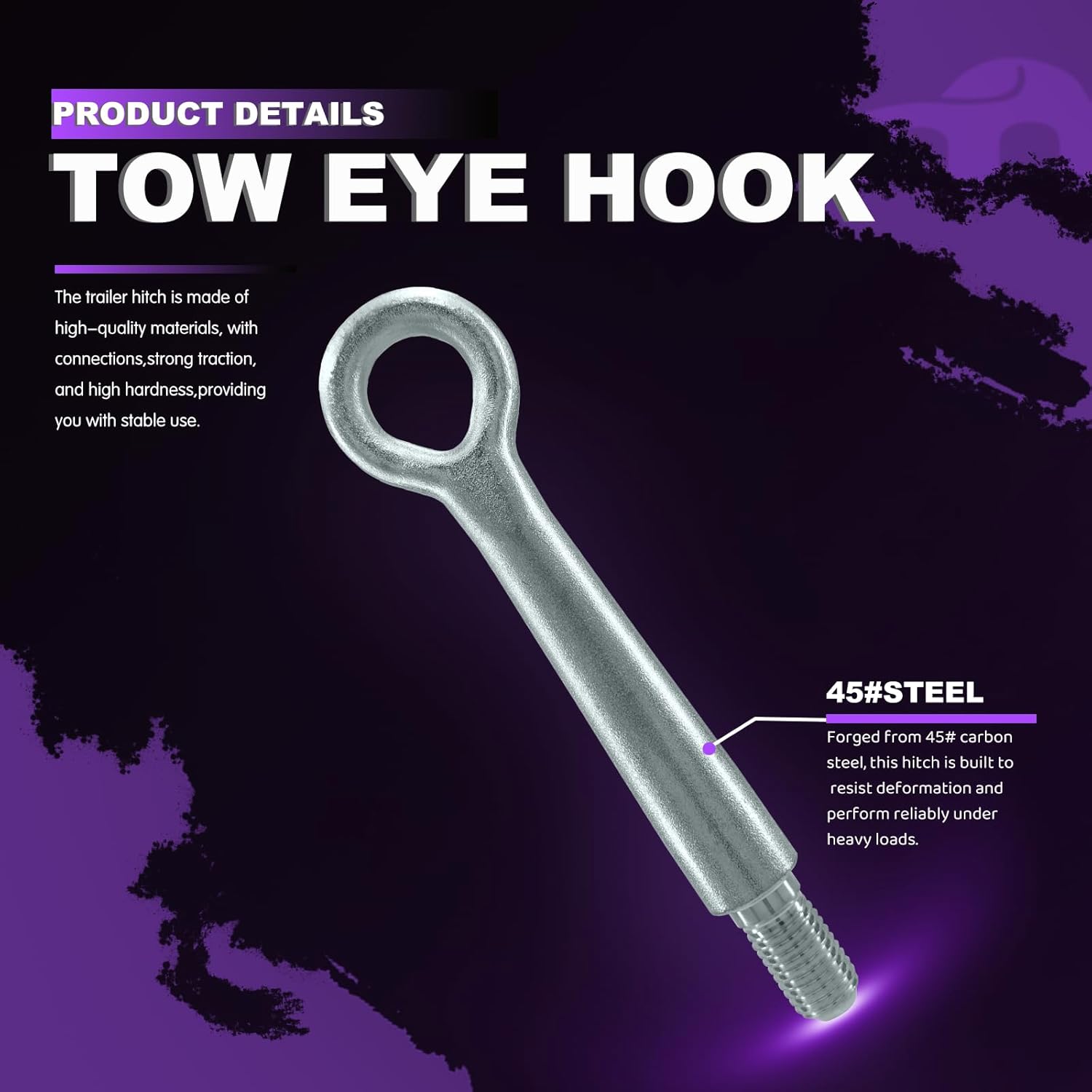 Tow Hook Tow Eye KD53-50-EJ1B for Mazda 3 (2010-2024),for Mazda 6 (2009-2021),CX-30 (2020-2024),CX-9 MX-30 MX-5 Miata CX-5 (2013-2024),for Mazda CX-50(2023-2024),CX-70(2025),CX-90(24)