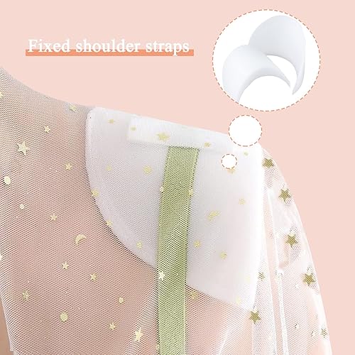 Miniatura 4 de Cuyacili Juego de 2 pares de almohadillas de hombro transpirables y gruesas, almohadillas de esponja gruesa de 0.8 pulgadas de grosor, suministros