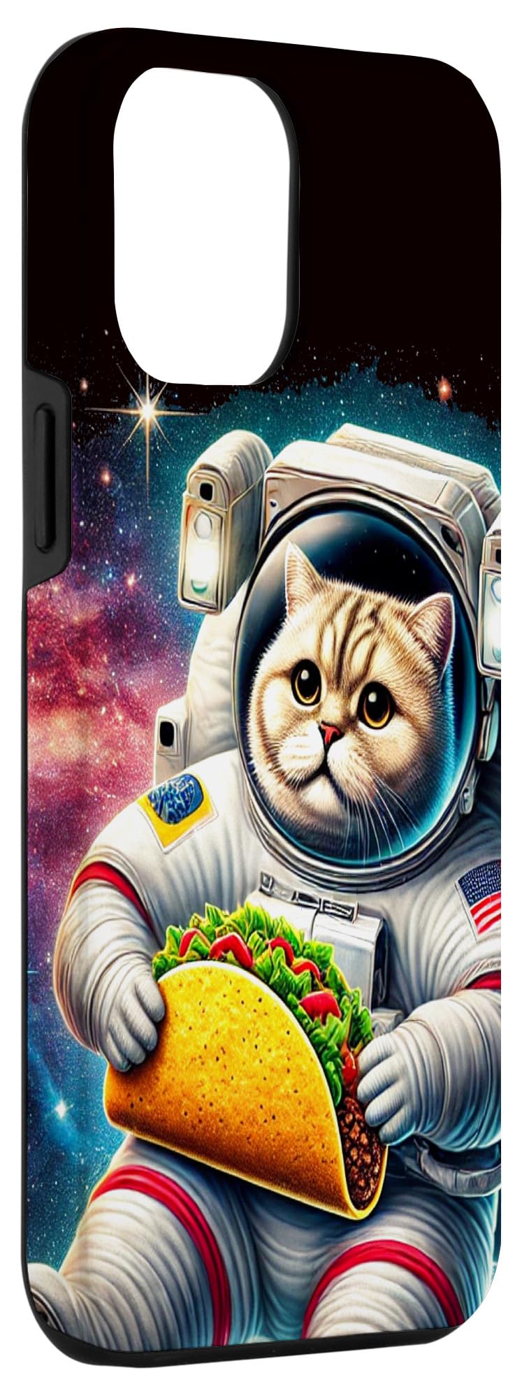 iPhone 12 Pro Max Crazy Space Taco Fat Fat Cat Funny Case - Image 3