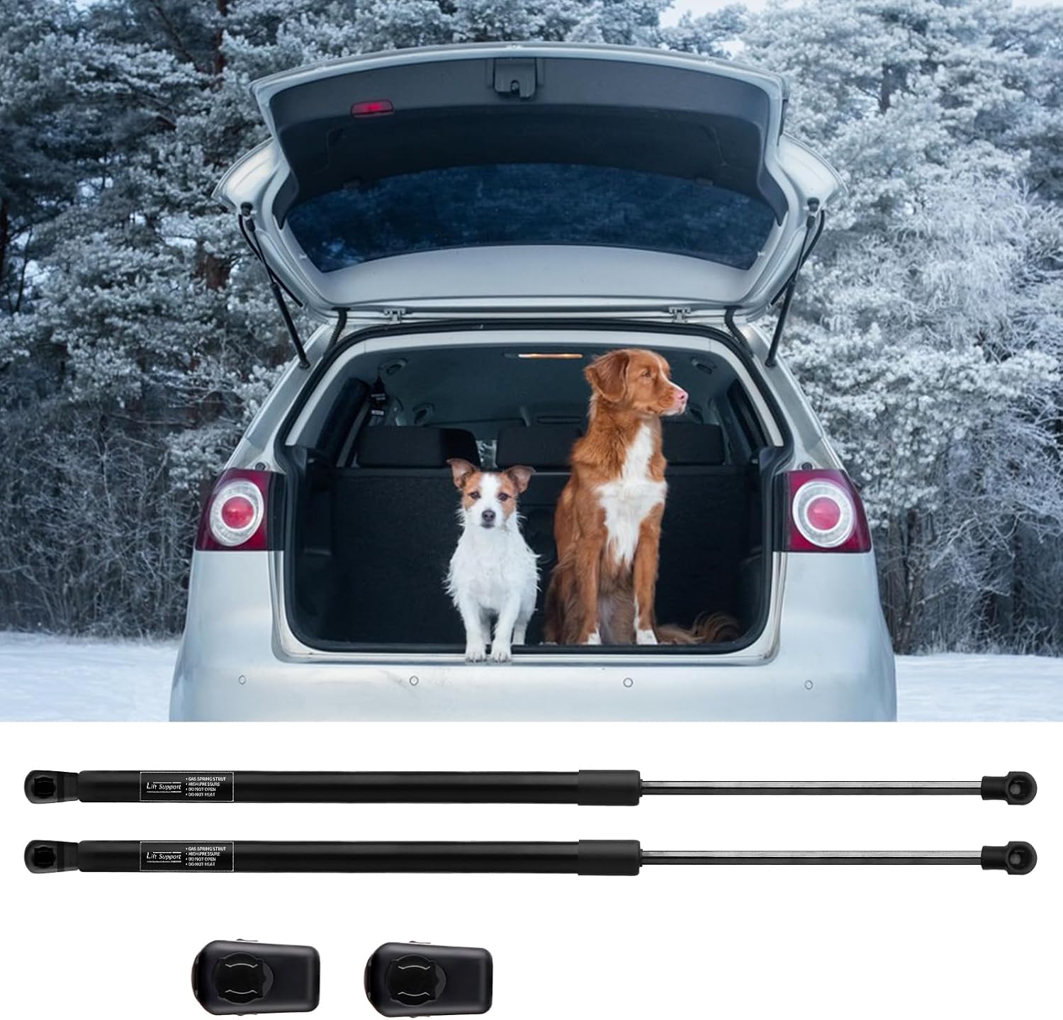 Liftgate Rear Hatch Struts for Dodge Grand Caravan 2008-2020, Shocks Lift Support for Chrysler Town and Country 2008-2016, for Ram C/V Lift Gate Accessories with Power 2012-2015, 2 Pcs
