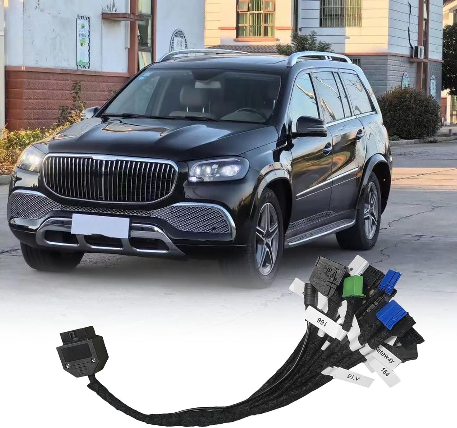 W164 W212 W221 W166 W246 W218 W204クラスターシステムの多目的車両診断ケーブル15機能テスト産業用テ