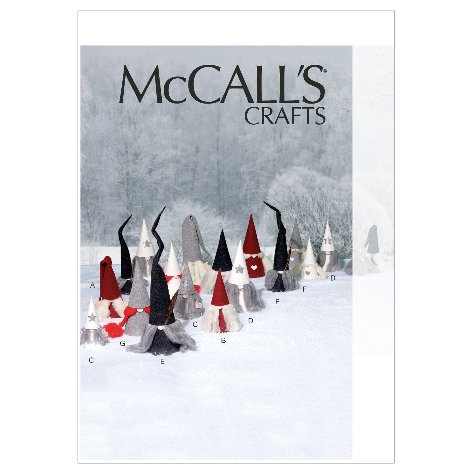 Patron McCall's Patterns M6673OSZ Boule de noël pour déco personnalisée