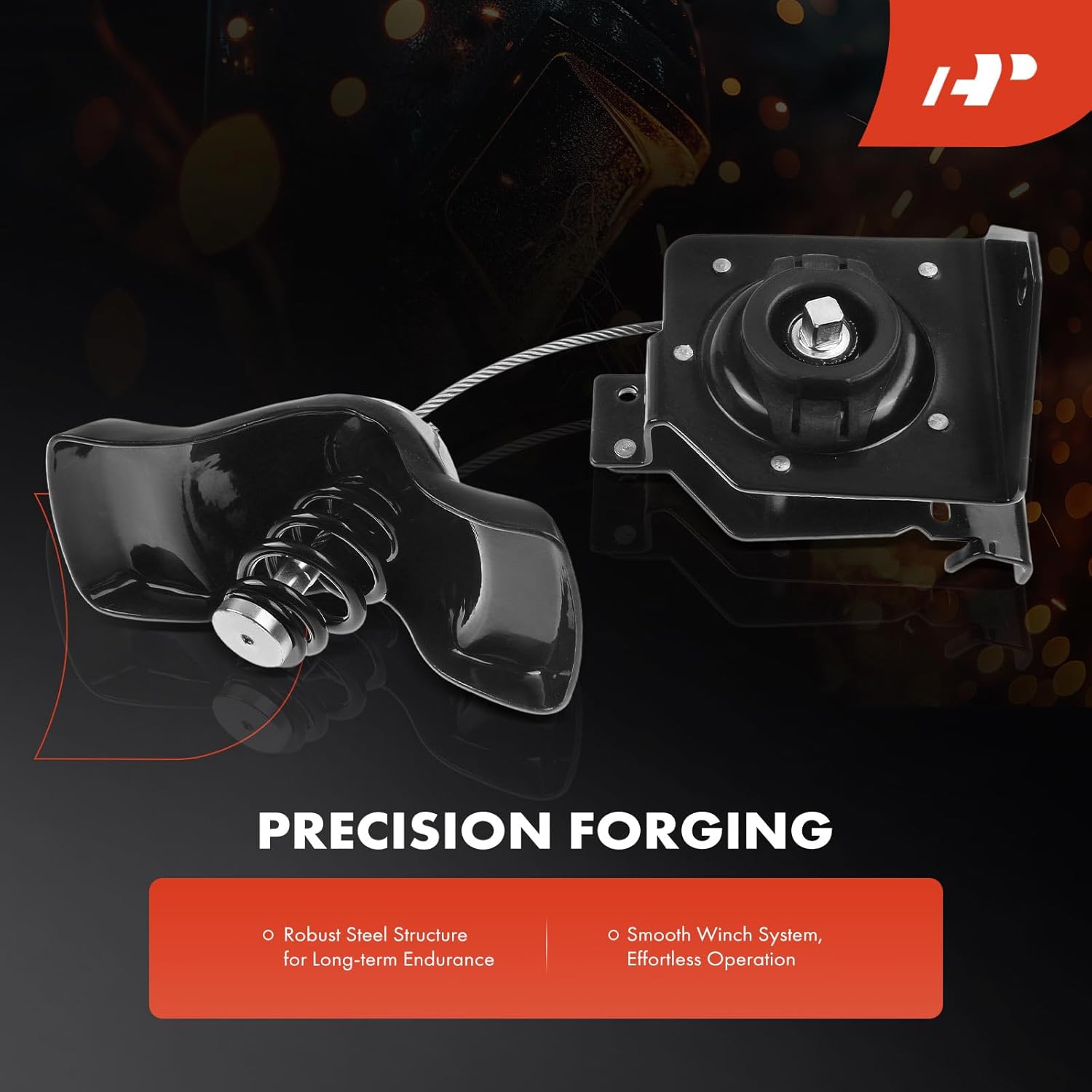 A-Premium Spare Tire Hoist Assembly Tire Winch Carrier Holder Compatible with 2003-2010 Chevy Silverado & GMC Sierra 2500HD, 3500, 3500 Classic, 3500HD