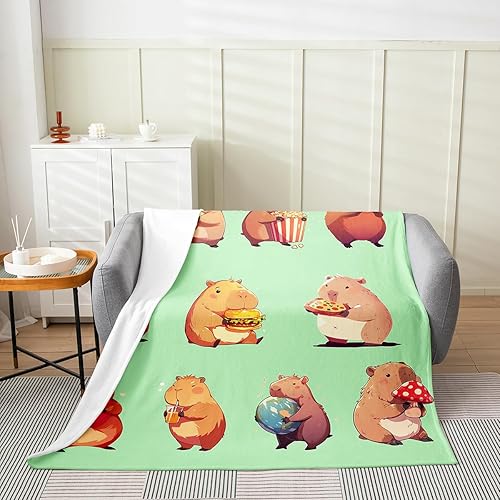 Miniatura 10 de Erosebridal Manta de caballo de 40 x 50 pulgadas para dormitorio, sala de estar, sofá, manta de forro polar azteca del suroeste, manta de franela