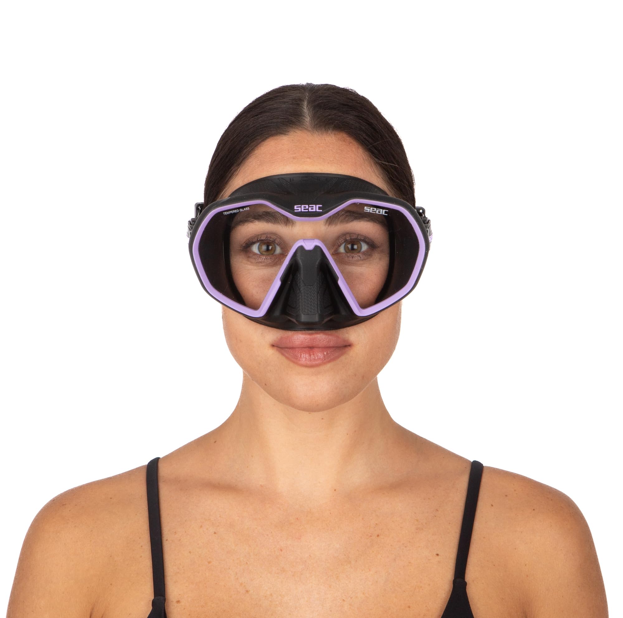 SEAC Icona, máscara monocristal sin Marco 100% Made in Italy para Buceo