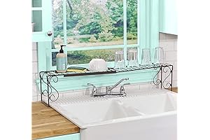 Kovot Expandable Over the Sink Storage Shelf for Kitchen