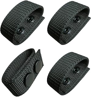 ZGJINLONG Duty Belt Keeper Stays Holders Nylon Double Snaps for 2Â¼