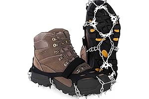 Upgraded Ice Cleat Spikes Crampons for Winter Traction