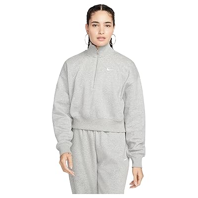 Nike Sportswear Phoenix Fleece 1/4 zip Cropped Sweatshirt Women