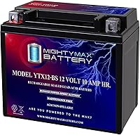 Vista 14 de Batería Mighty Max YTX20L-BS - 12 V 18 Ah, 270 CCA, Batería SLA AGM para motocicleta recargable sin mantenimiento