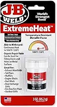 Pasta met&aacute;lica resistente a altas temperaturas e for&ccedil;a de solda J-B 37901 ExtremeHeat - 3 oz
