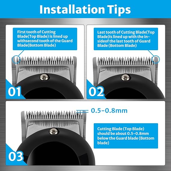 Blade Compatible with Wahl Clipper Blades Replacement, 1 Pack