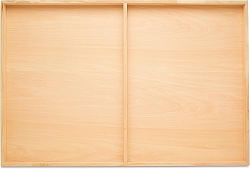 Miniatura 10 de Lienzo de madera estrecho de 10 x 20 x 1-1/2 pulgadas, paquete de 2 carteles de madera en blanco con marco, paneles de madera con cuna