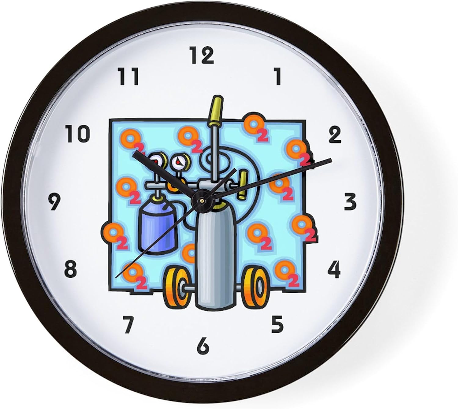 CafePress Respiratory Therapist 10" Wall Clock for Livingroom, Kitchen, or Office