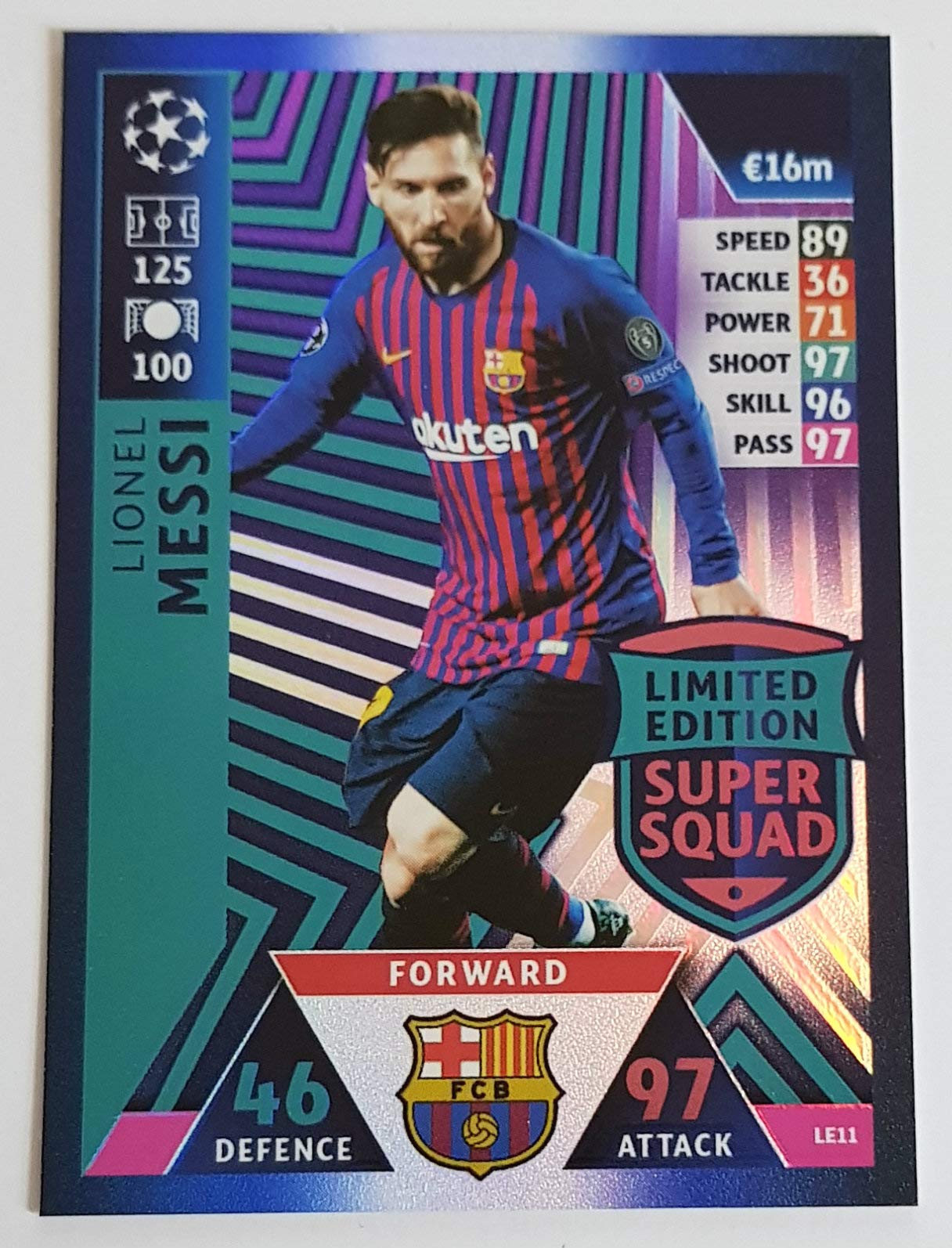 Match ATTAX Champions League 18/19 Lionel Messi Limited