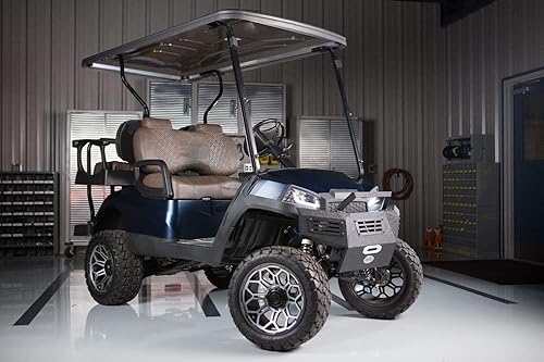 Miniatura 5 de GTW Bravo - Rueda de aluminio para carrito de golf de 14 pulgadas de 14 x 7 pulgadas, 4-4 pernos  Desplazamiento 34 (negro mate)