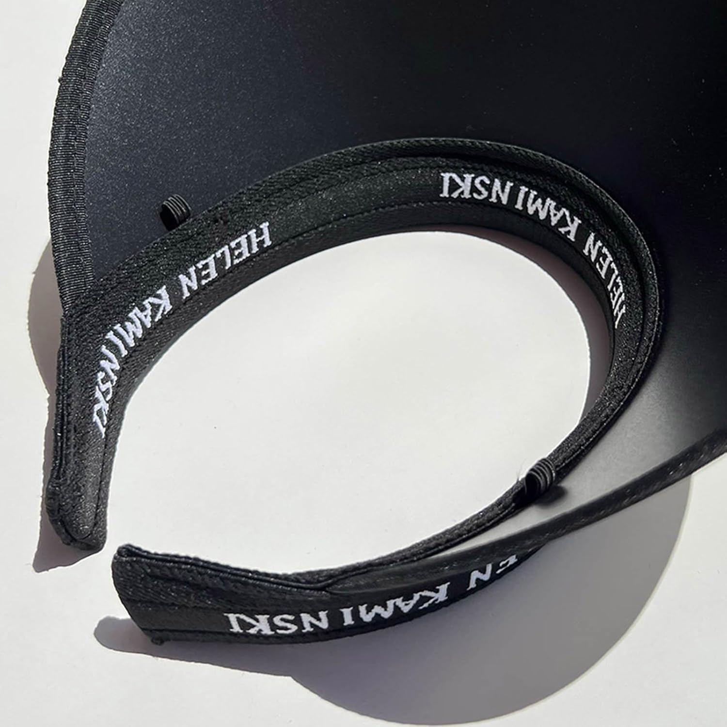 3 Pack Straw Sun Visor Hat for Women Wide Brim Summer UV Protection UPF 50+ Beach Cap Korean Style Golf Cap Sun Visors Black - Image 7