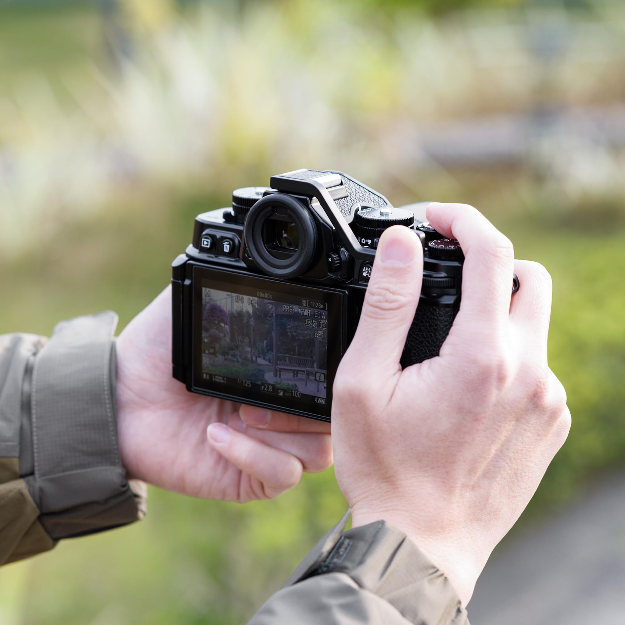 JJC ZF Metall Daumen Hoch Griff Thumbs Up Grip für Nikon Zf Kamera, Verbesserter Griff für Einhändiges Fotografieren
