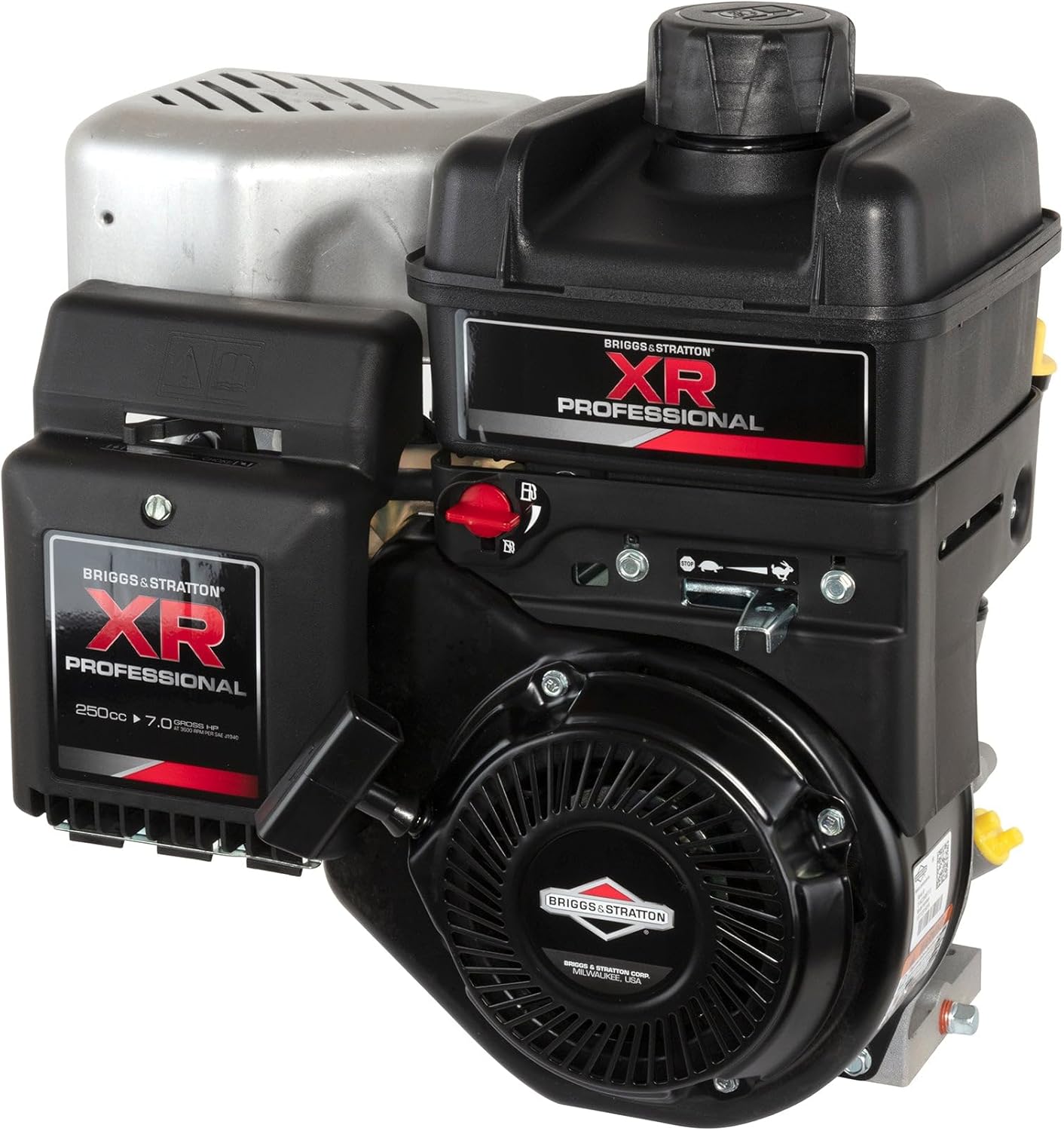 Briggs and Stratton 15T212-0160-F8 1150 Series Intek PowerBuilt 11.50 Gross Torque Engine with A 1-Inch Diameter by 2-7/8-Inch Length Crankshaft, Keyway, and 3/8-24 Tapped