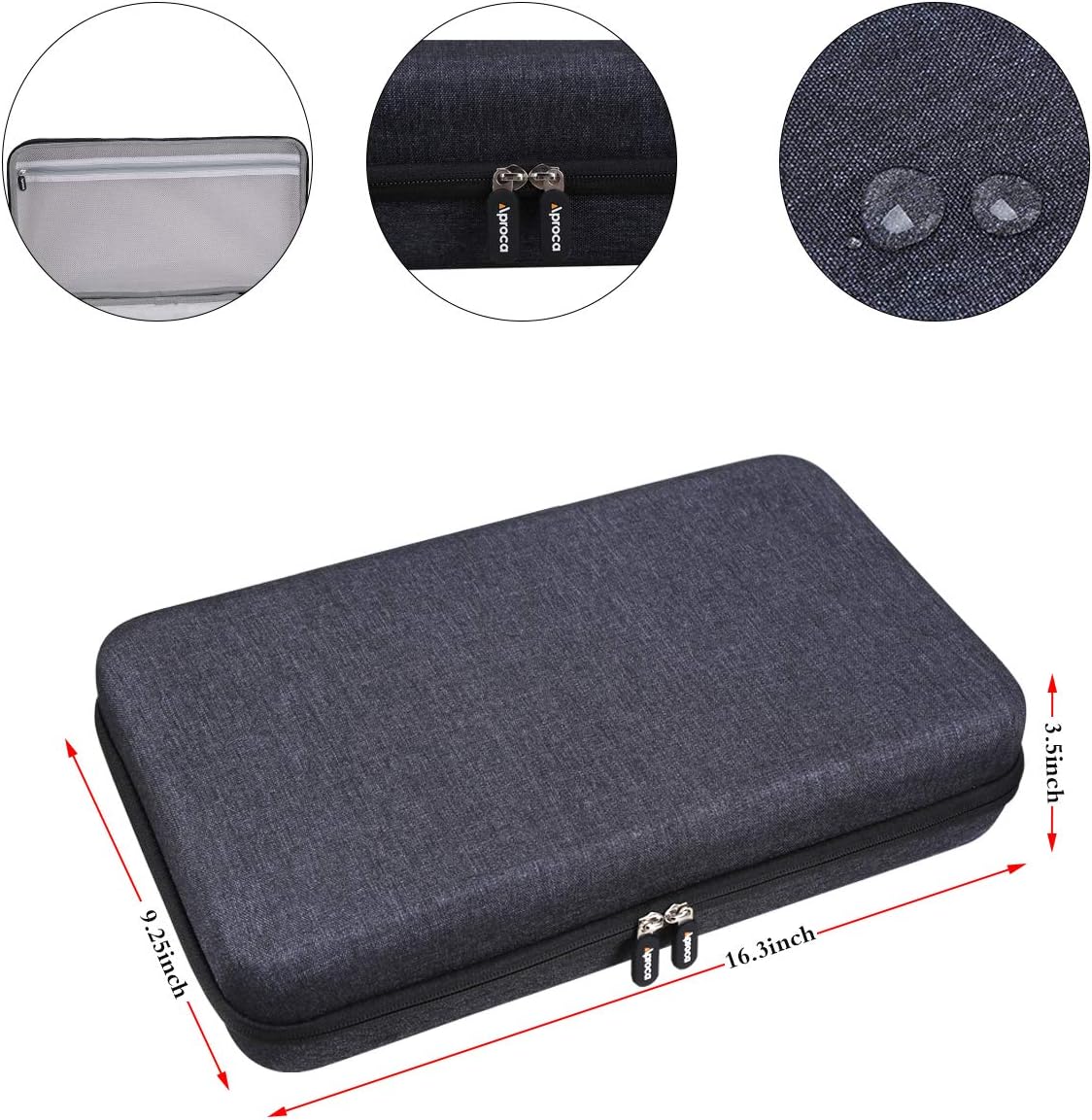 Special Aproca Hard Carry Travel Case for Epson PowerLite 1795F 3LCD 1080p Full HD Wireless Mobile Projector