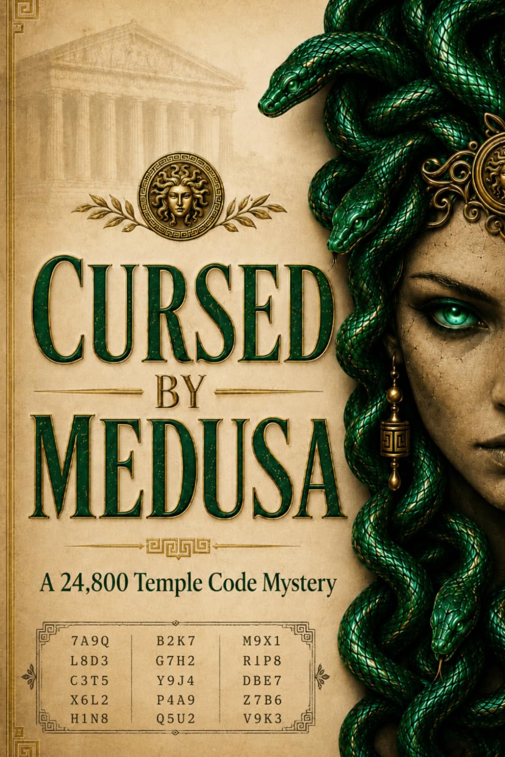 Cursed by Medusa: A 24,800 Temple Code Mystery (Elimination Mysteries)