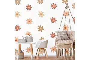 Vibrant Daisy Floral Stickers for Captivating Wall Decor