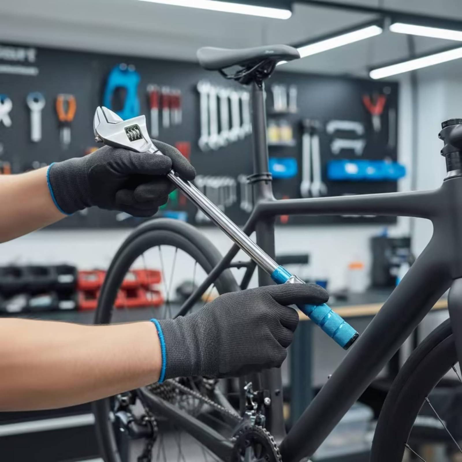 Llave Dinamométrica Preajustada Ajustable Llave Dinamométrica con Estuche Alta Precisión Torquímetro para Mecánicos, Ciclistas, Taller, Garaje
