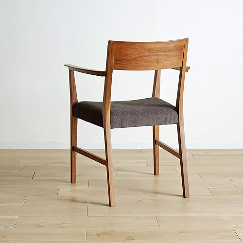 Miniatura 7 de モリタインテリア工業 Morita Interior Industries Neos 281644 - Silla de comedor, marrón/marrón Anerca, ancho 22.4 x profundidad 19.7 x alto 30.7 x altura