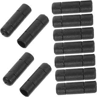 BESTYASH 20 Piezas caso de auriculares consejos enchufar colgante de conector de auriculares enchufe encanto polvo Cubrir USB protector para auriculares cubiertas de enchufe páginas Negro
