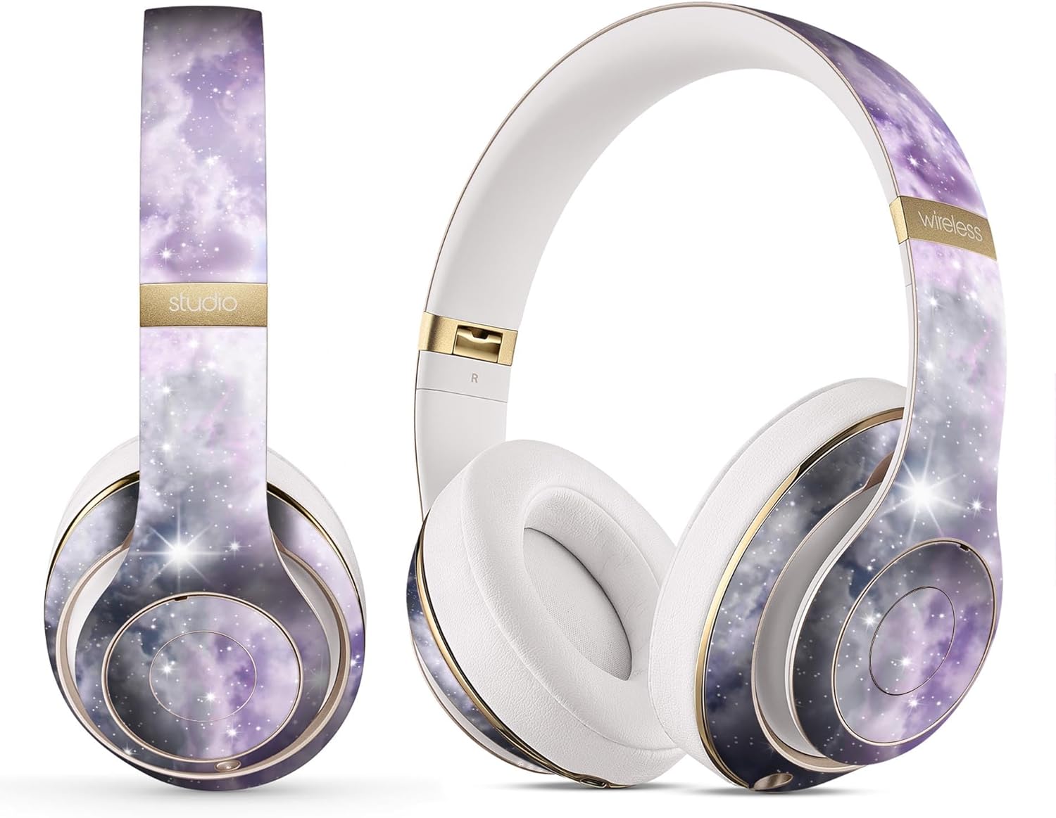 DesignSkinz - Compatible with Beats Studio 2/3 Wireless - Skin Decal Protective Scratch Resistant Vinyl Wrap - Sparkly Space
