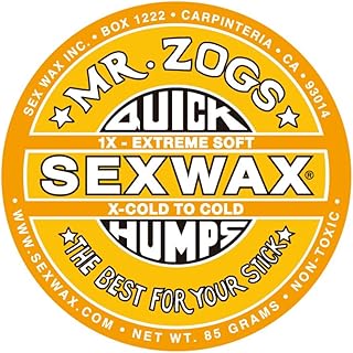 SEXWAX サーフィン用ワックス(1.X-COLD/1X(イエロー),QUICKHUMPS)