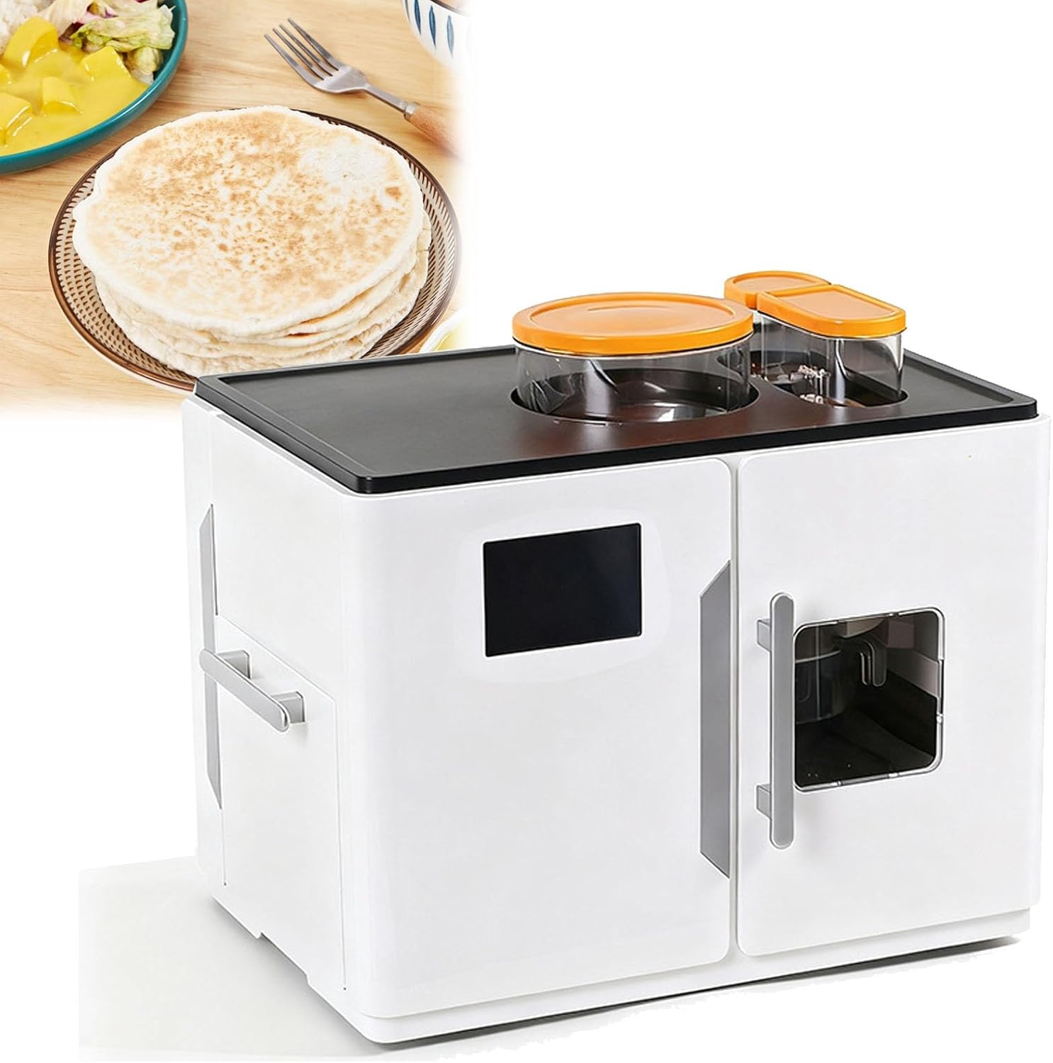 1800W Fully Automatic Pancake Machine for Home & Commercial Use, Touch Screen Control, Efficient & User-Friendly, Perfect for Breakfast & Brunch Lovers