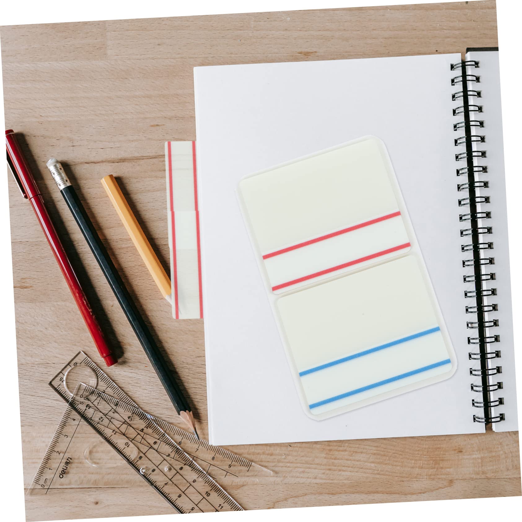STOBOK 20blätter Bunte Haftmarker Selbstklebende Index-tabs Für Bücher Notizen Und Dokumente Praktische Und Wiederverwendbare Lesezeichen Für Schule Büro Und Zuhause