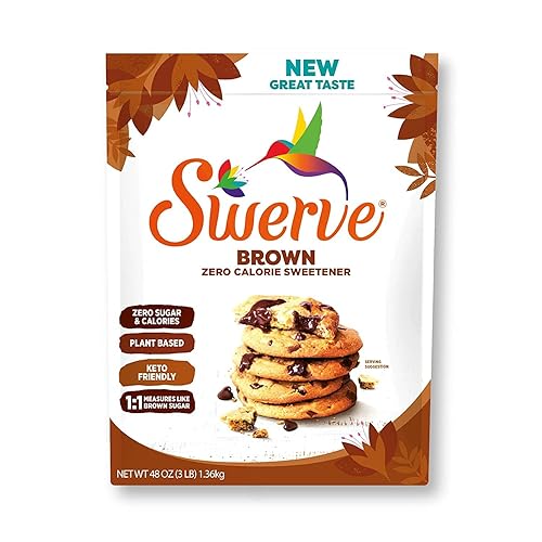 Edulcorante Swerve marrĂłn 48 oz El mejor reemplazo de azĂşcar Aptas para la dieta ceto Sin gluten sin OGM Paquetes de taza para taza como azĂşcar Sin Edulcorante Swerve marrĂłn 48 oz El mejor reemplazo de azĂşcar Aptas para la dieta ceto Sin gluten sin OGM Paquetes de taza para taza como azĂşcar Sin
