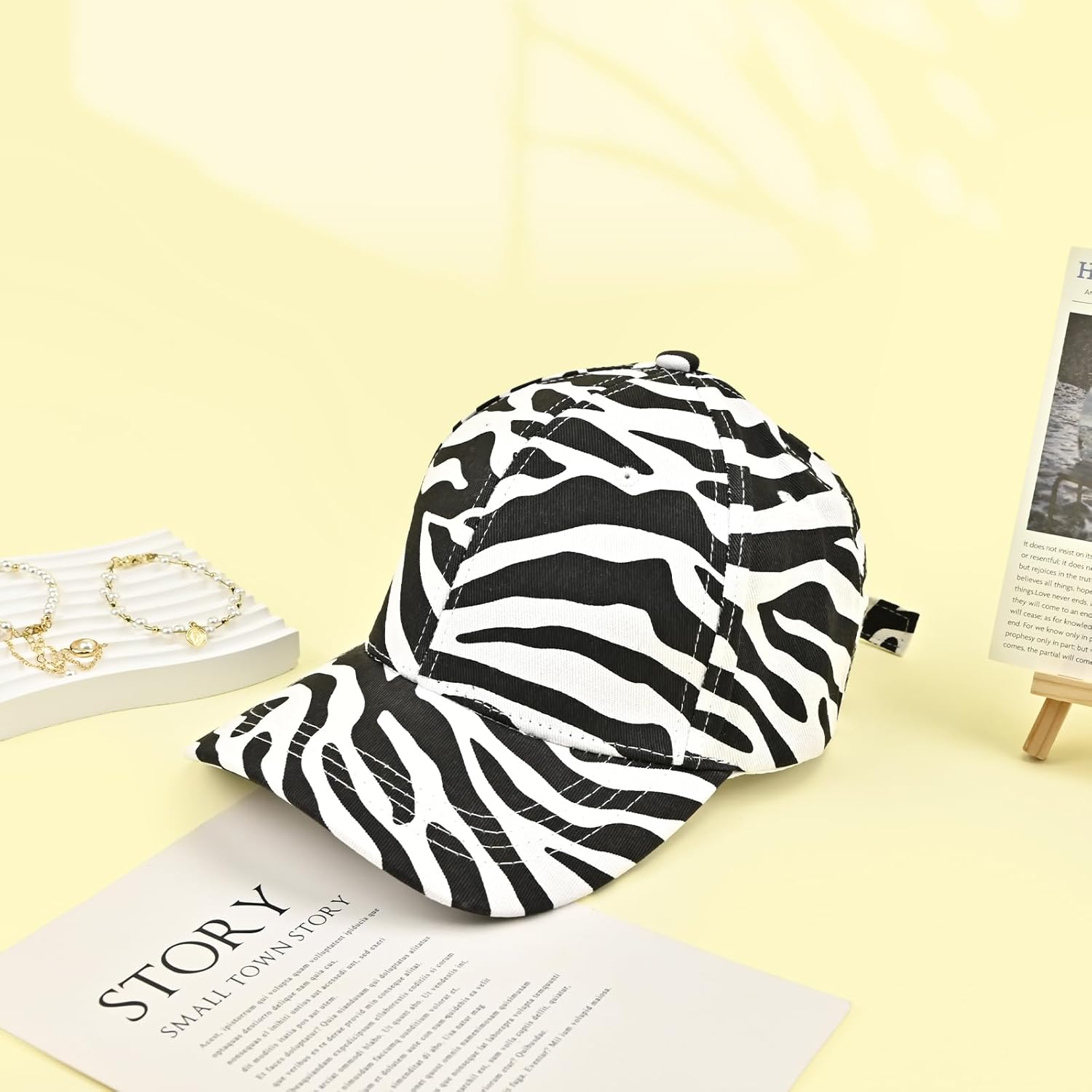 Unisex Adjustable Baseball Cap, Washed Cotton Baseball Caps for Women Men, Cute Summer Hats - Image 8