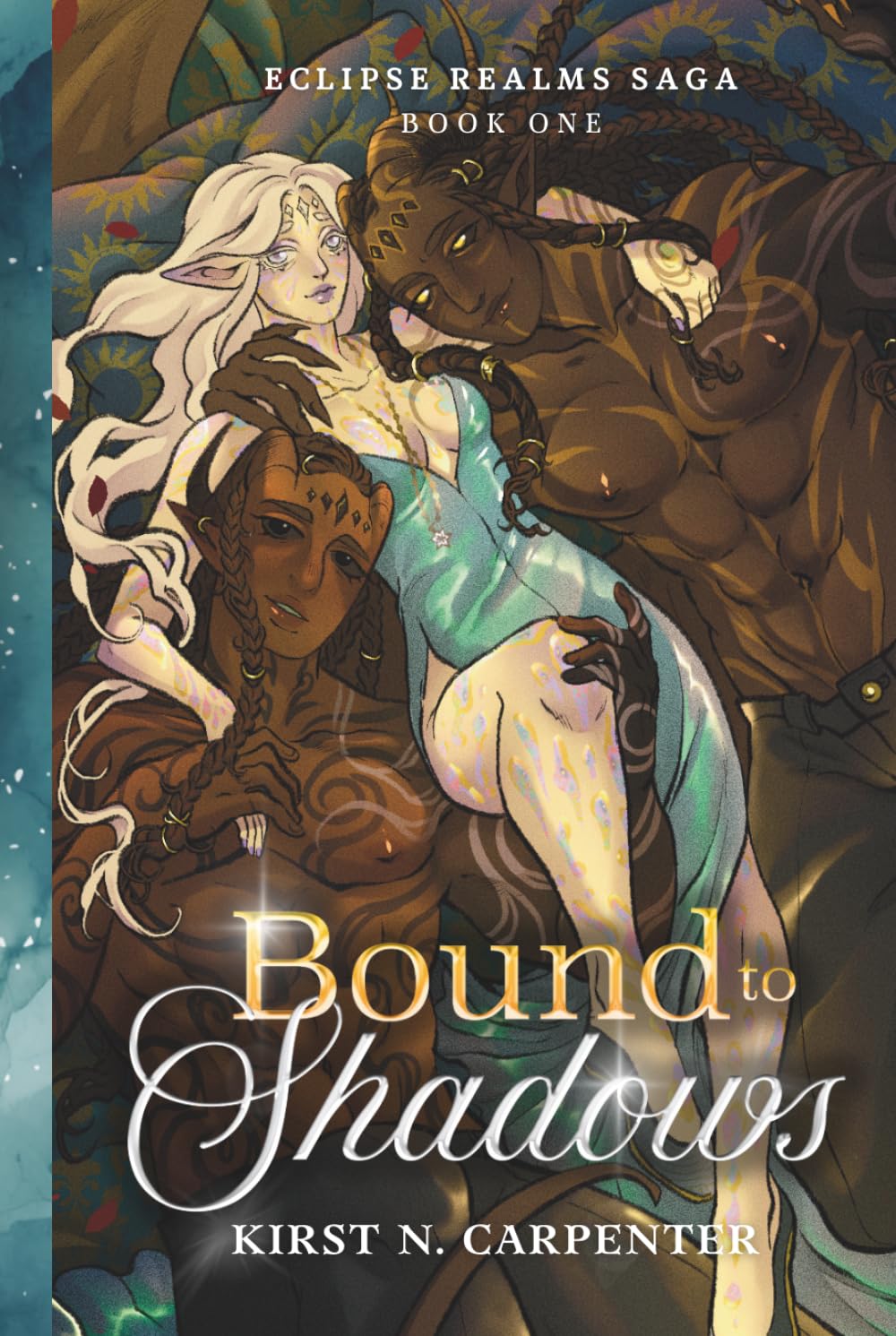 Bound to Shadows: An Epic Dark Fantasy Romance of Light, Shadow, Immortal Bonds, and Found Family (Eclipse Realms Saga)