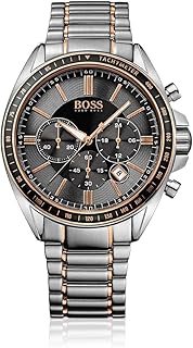 Hugo Boss Men Grey Stainless Steel Sport Watch - 1513094