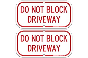 Essential 2 Pack No Blocking Driveway Sign