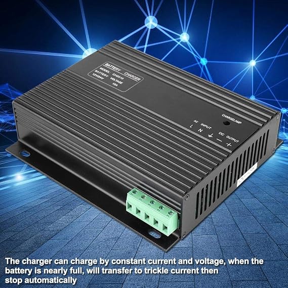 Generator Battery Charger, 12V/24V 10A Generator Battery Charger for Fully Sealed Solid Wide Temperature Battery