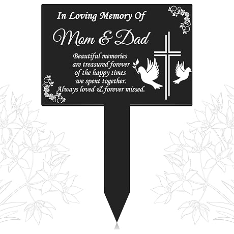 Religious Cemetery Cross Decoration Memorial Stake