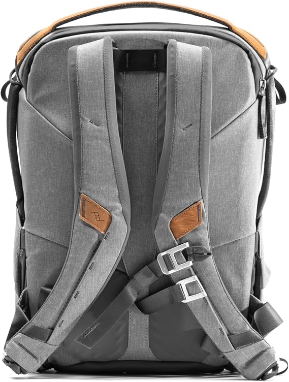 Peak Design Everyday Backpack 20L, Ash, MagLatch Top, Dual Side Access, FlexFold Dividers, Fits 15 Laptop, For Camera Carry, Daily Commutes or Travel, Versatile Backpack for Men and Women