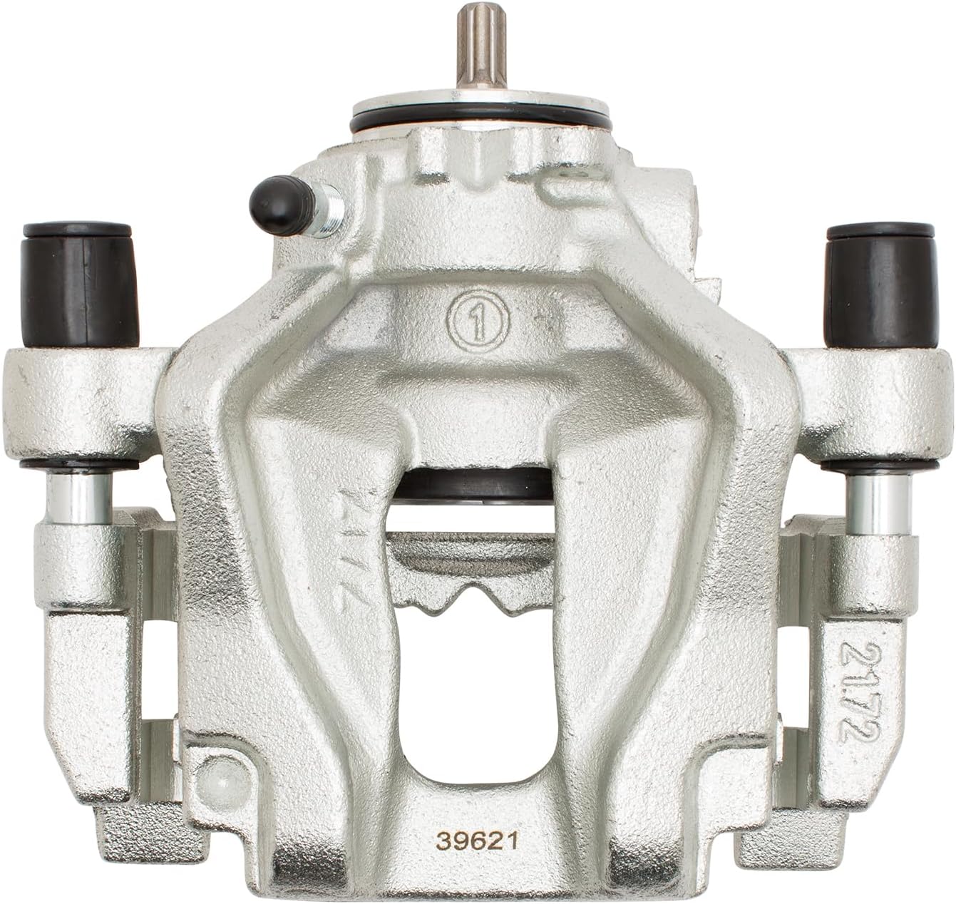R1 Concepts Rear Left Brake Caliper Silver Zinc Coated CAL-39621| Fits 2017-2018 Chrysler Pacifica